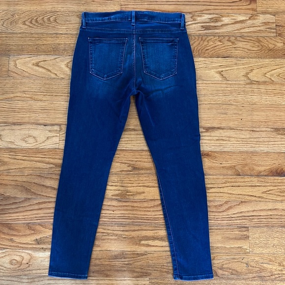 Ann Taylor LOFT Button Fly Hi Rise Petite Skinny Jeans - Picture 4 of 8